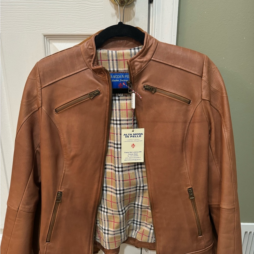 Alta Moda Plaid Lined Jacket